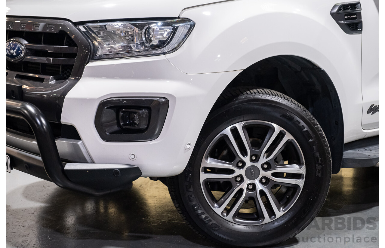 11/2019 Ford Ranger Wildtrak Bi-Turbo (4x4) MY19.75 PX MKIII Dual Cab P/Up White Twin Turbo Diesel 2.0L