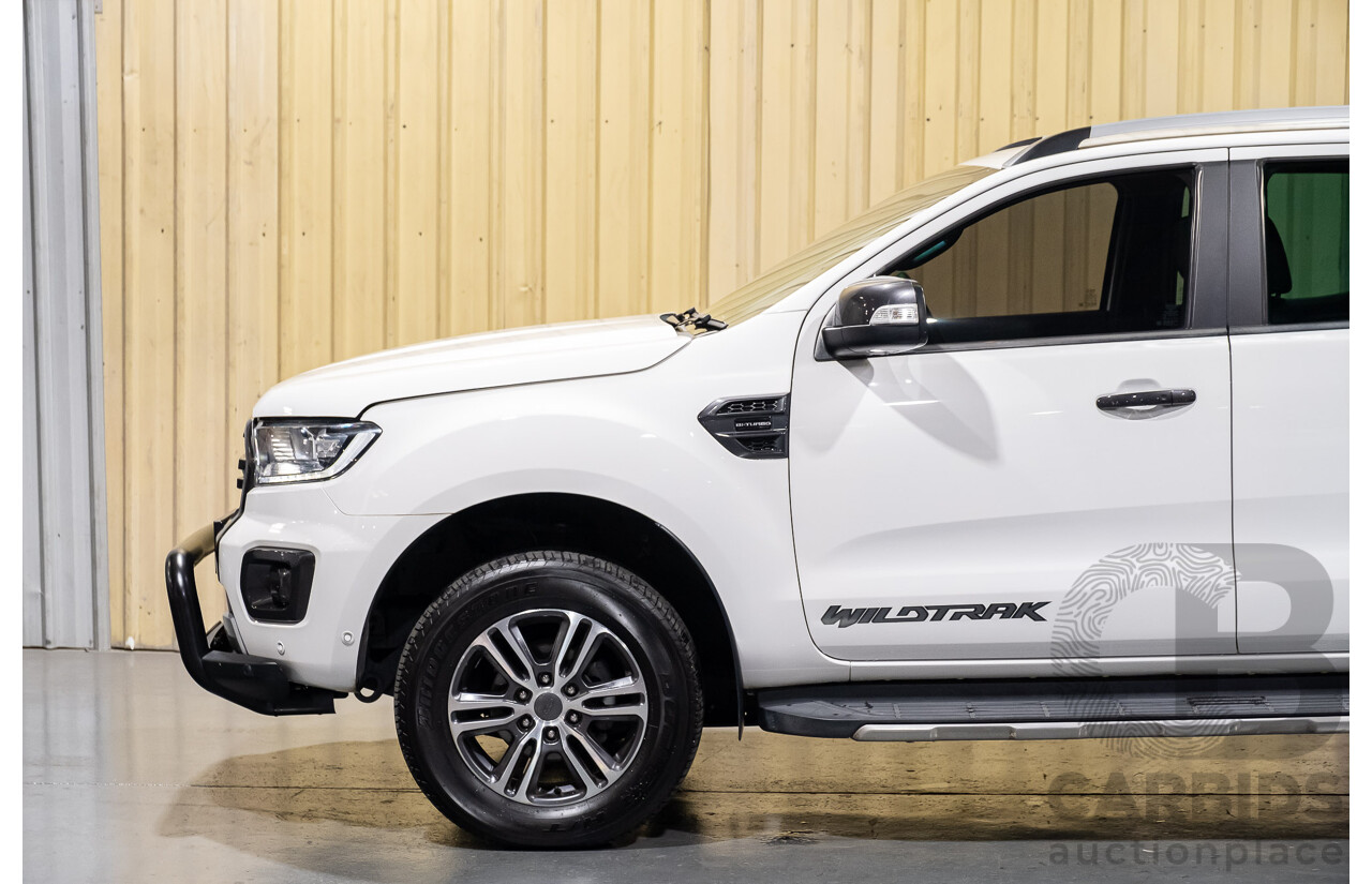 11/2019 Ford Ranger Wildtrak Bi-Turbo (4x4) MY19.75 PX MKIII Dual Cab P/Up White Twin Turbo Diesel 2.0L