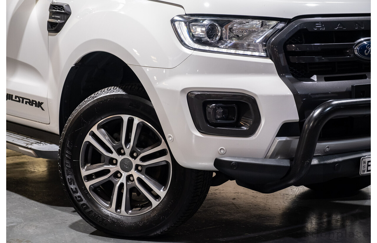 11/2019 Ford Ranger Wildtrak Bi-Turbo (4x4) MY19.75 PX MKIII Dual Cab P/Up White Twin Turbo Diesel 2.0L