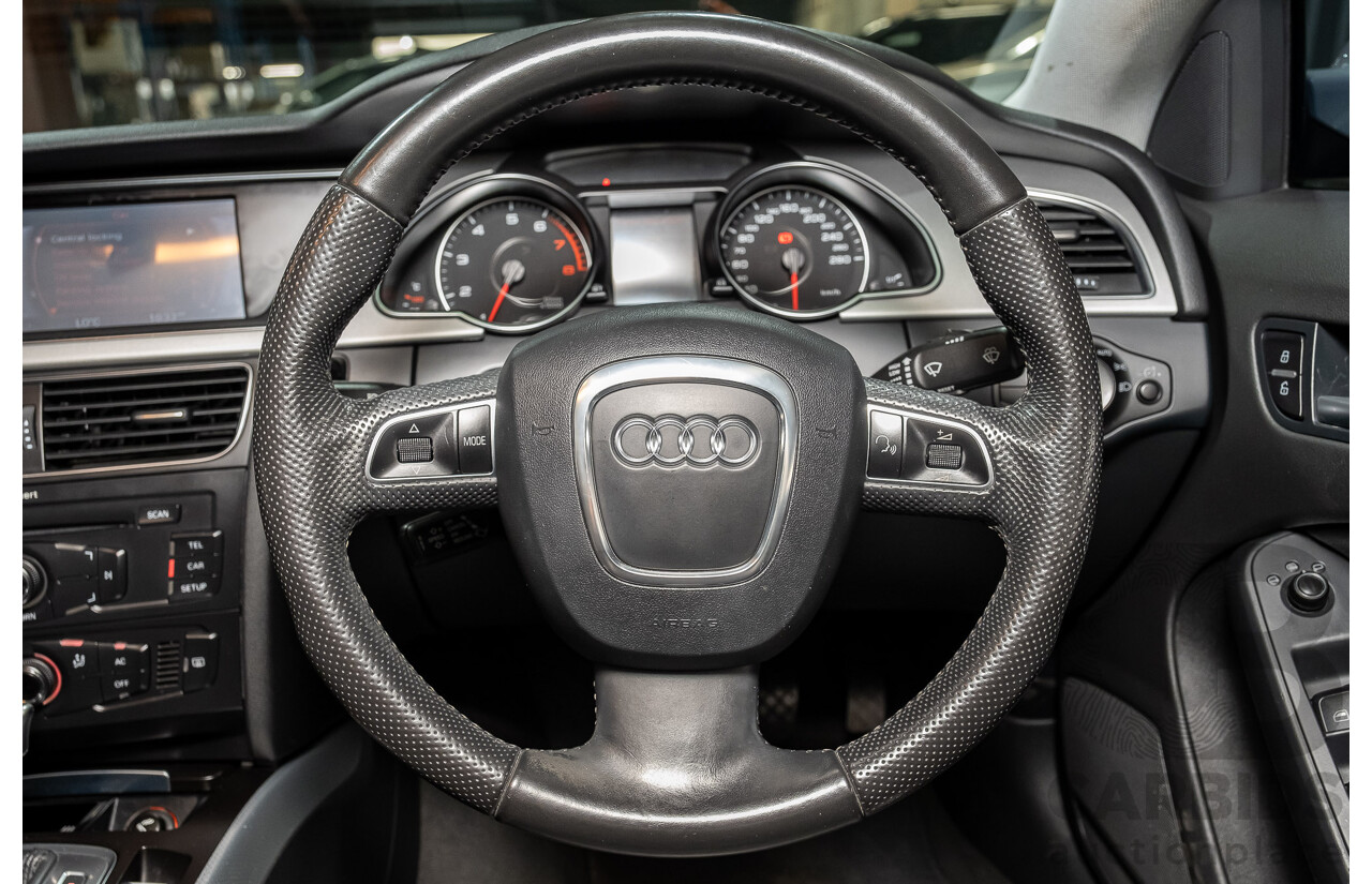 6/2011 Audi A5 Sportback 2.0 TFSI 8T MY11 5d Hatchback White Turbo 2.0L