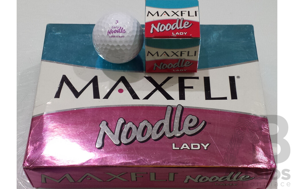Maxfli Noodle Lady Golf Balls - Pack of Seven - New