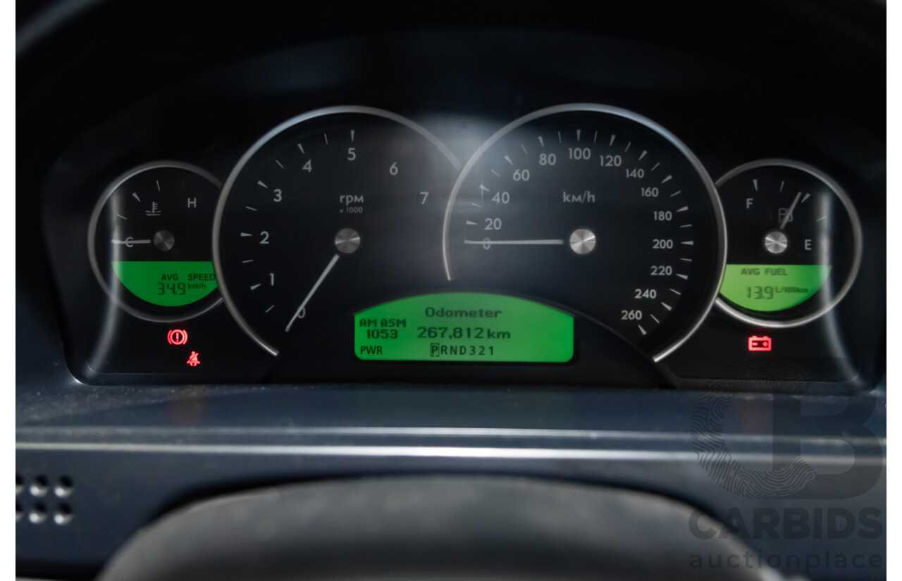 4/2004 Holden Calais VYII 4d Sedan Silver 5.7L V8