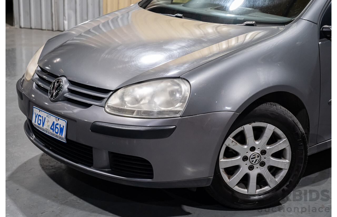 7/2007 Volkswagen Golf 2.0 TDI Comfortline 1K 5d Hatchback Grey Turbo Diesel 2.0L