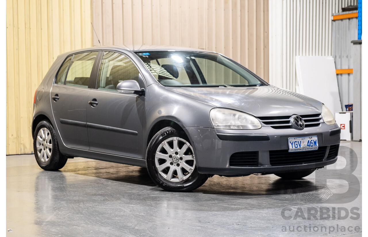 7/2007 Volkswagen Golf 2.0 TDI Comfortline 1K 5d Hatchback Grey Turbo Diesel 2.0L