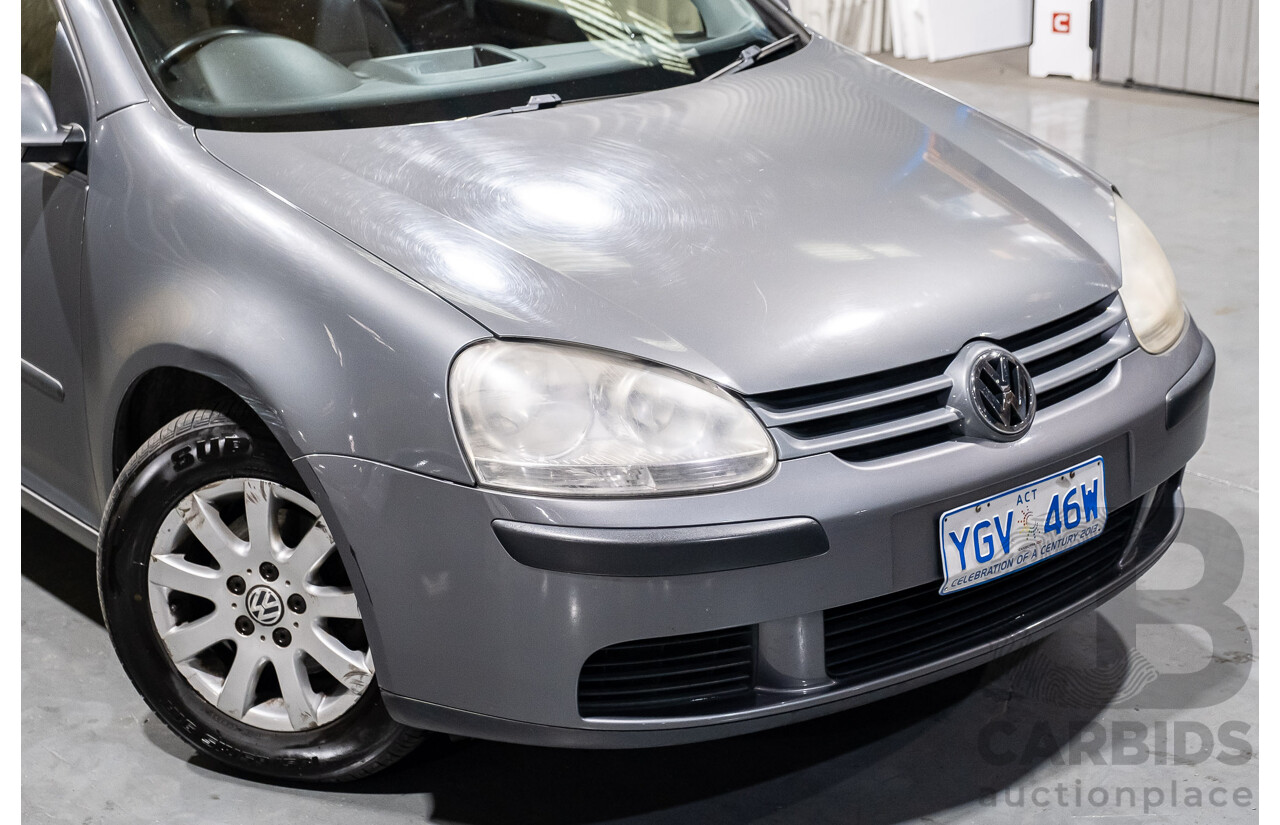 7/2007 Volkswagen Golf 2.0 TDI Comfortline 1K 5d Hatchback Grey Turbo Diesel 2.0L