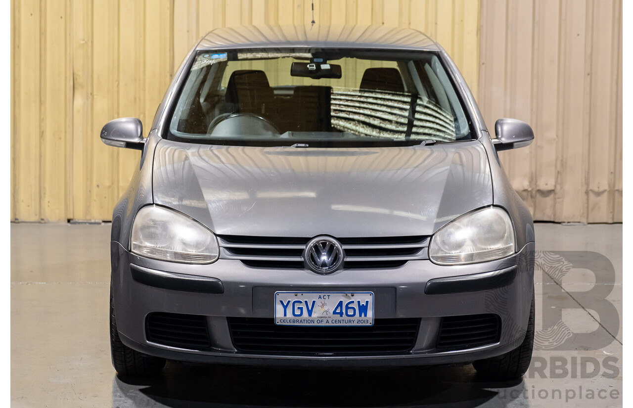 7/2007 Volkswagen Golf 2.0 TDI Comfortline 1K 5d Hatchback Grey Turbo Diesel 2.0L