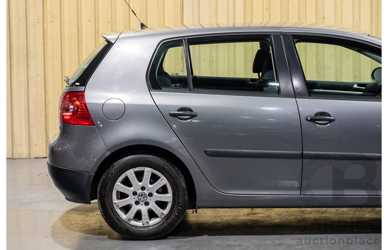 7/2007 Volkswagen Golf 2.0 TDI Comfortline 1K 5d Hatchback Grey Turbo Diesel 2.0L