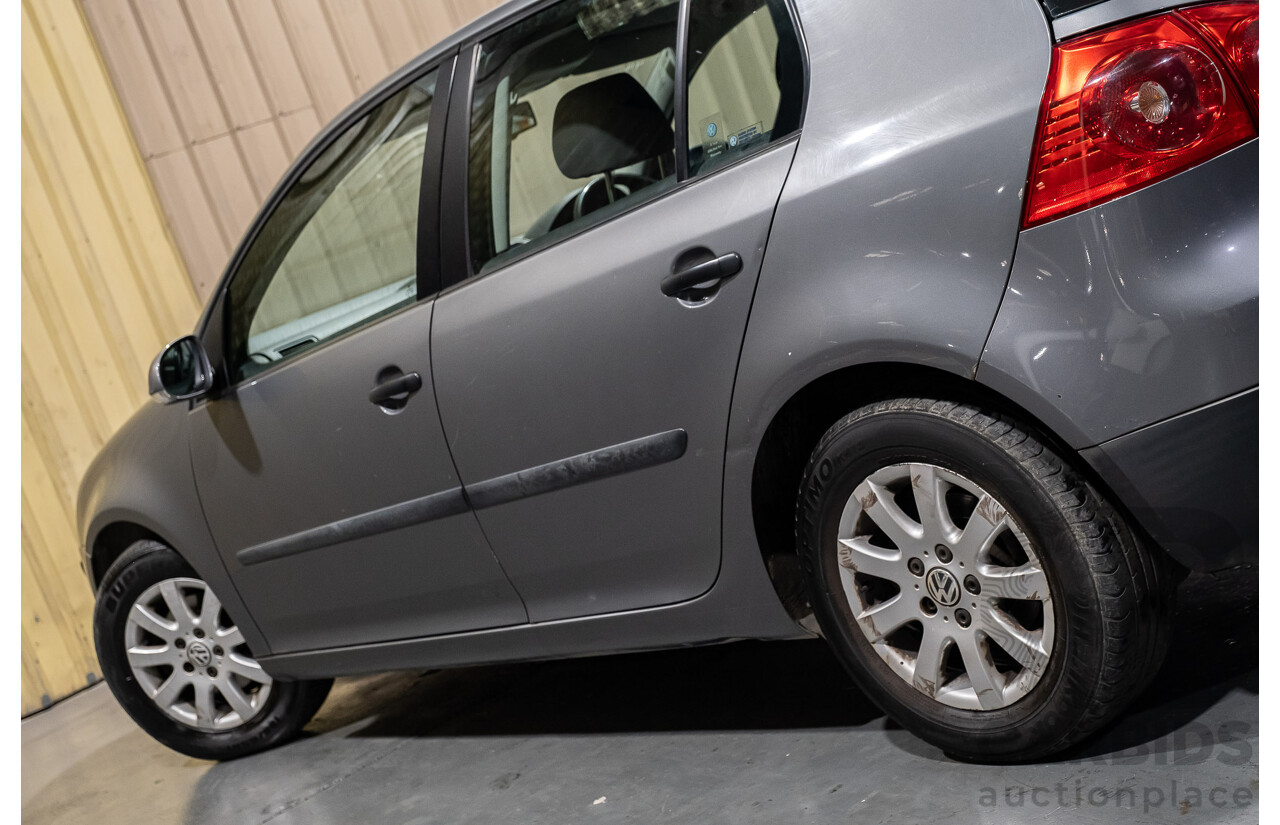 7/2007 Volkswagen Golf 2.0 TDI Comfortline 1K 5d Hatchback Grey Turbo Diesel 2.0L