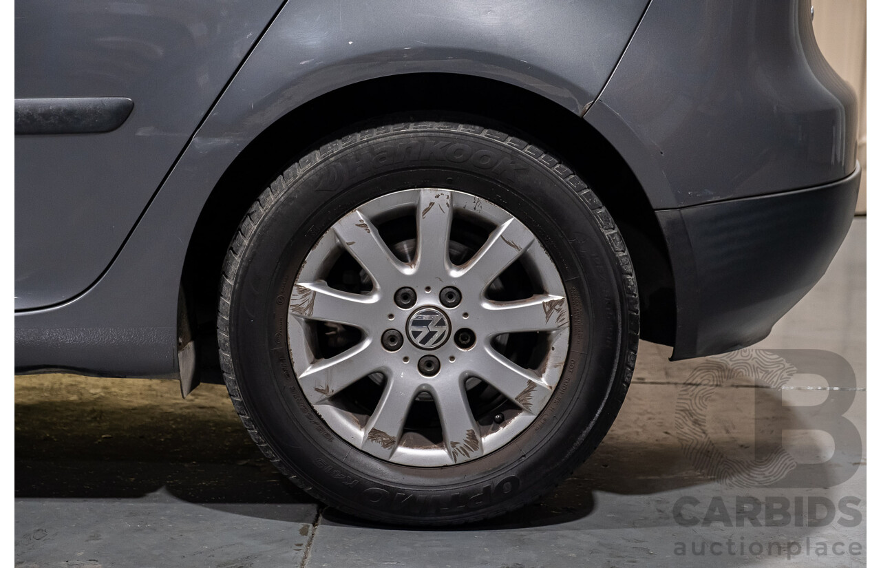 7/2007 Volkswagen Golf 2.0 TDI Comfortline 1K 5d Hatchback Grey Turbo Diesel 2.0L