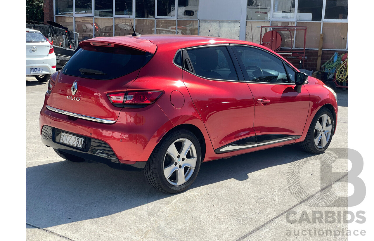 10/2014 Renault Clio  X98 5d Hatchback Red 1.2L