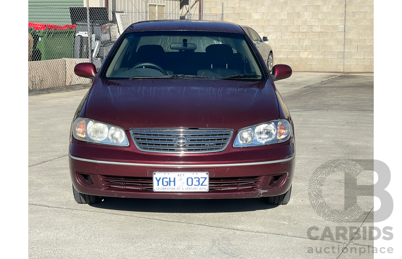 7/2005 Nissan Pulsar ST N16 MY04 4d Sedan Maroon 1.8L