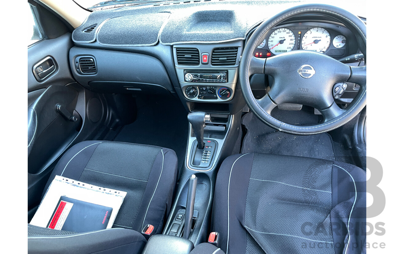 7/2005 Nissan Pulsar ST N16 MY04 4d Sedan Maroon 1.8L