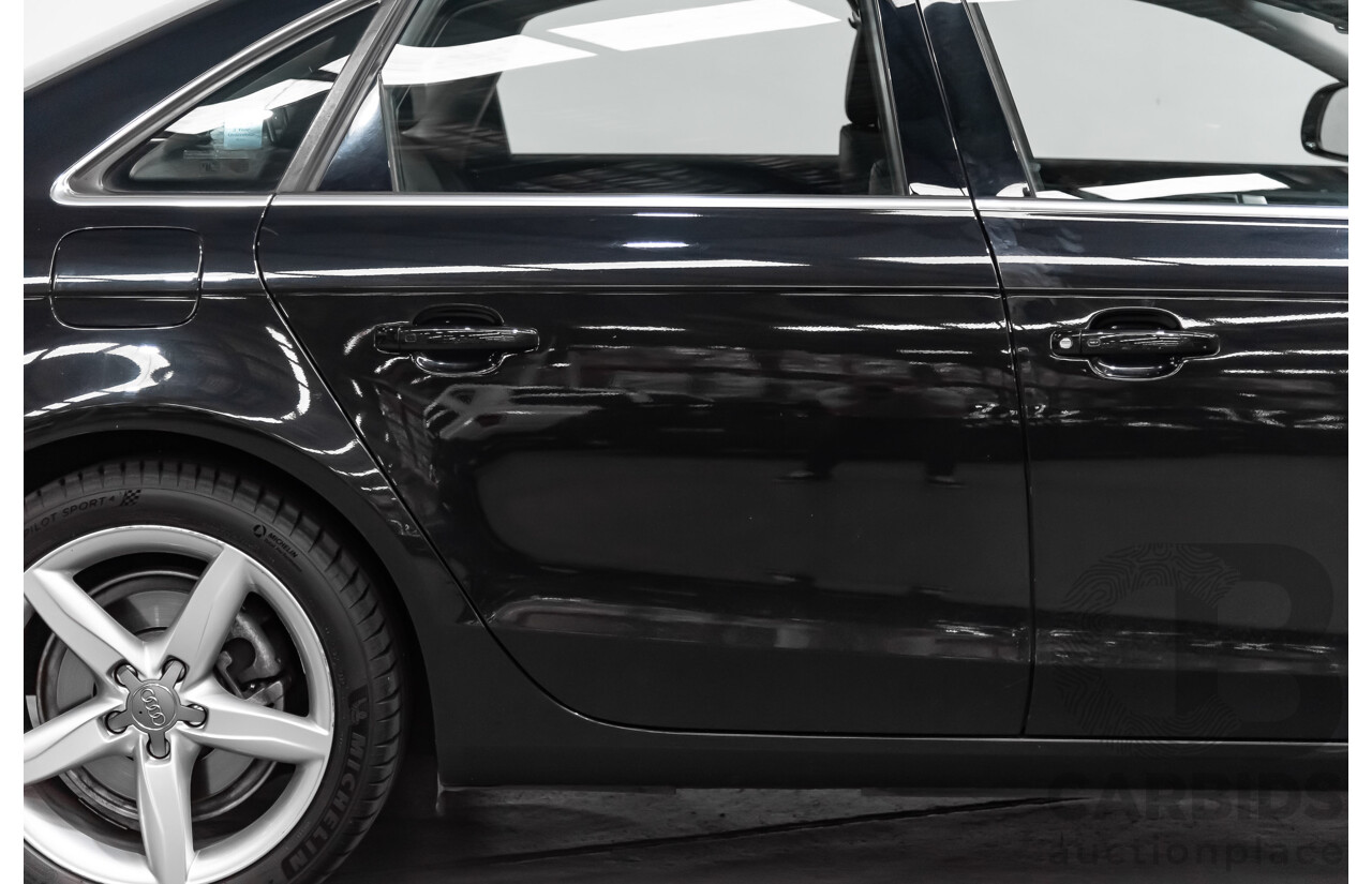6/2009 Audi A4 3.0 TDI Quattro B8 (8K) 4d Sedan Black 3.0L Turbo Diesel