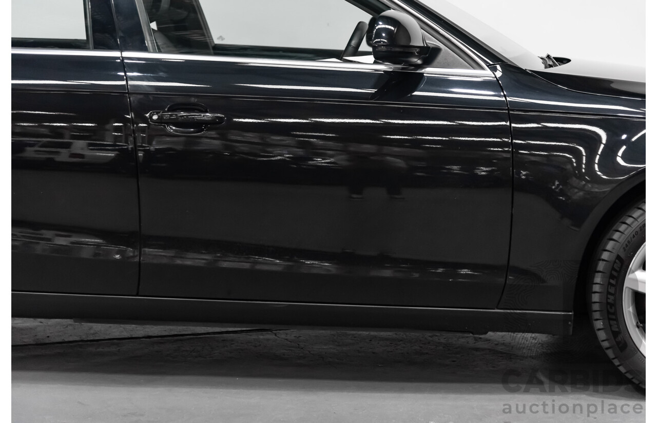 6/2009 Audi A4 3.0 TDI Quattro B8 (8K) 4d Sedan Black 3.0L Turbo Diesel