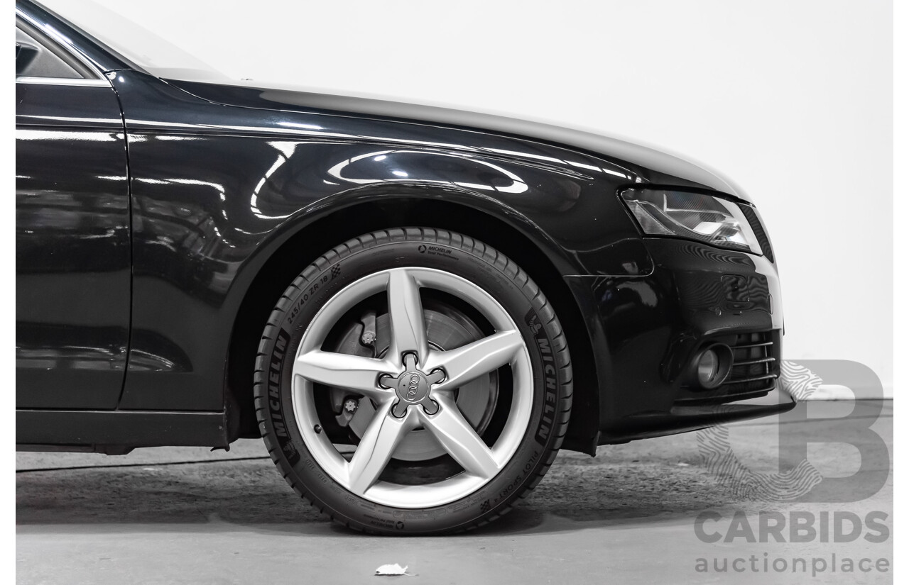 6/2009 Audi A4 3.0 TDI Quattro B8 (8K) 4d Sedan Black 3.0L Turbo Diesel
