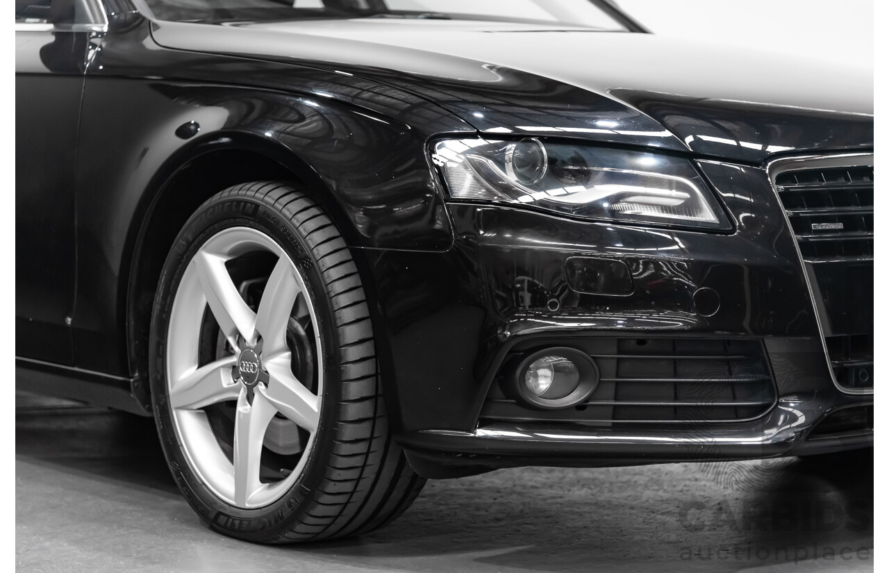 6/2009 Audi A4 3.0 TDI Quattro B8 (8K) 4d Sedan Black 3.0L Turbo Diesel