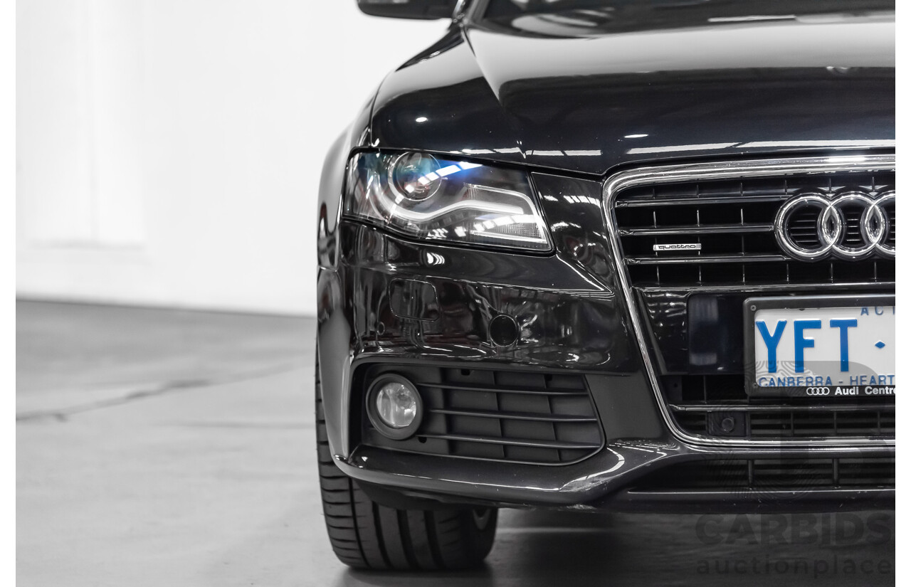 6/2009 Audi A4 3.0 TDI Quattro B8 (8K) 4d Sedan Black 3.0L Turbo Diesel