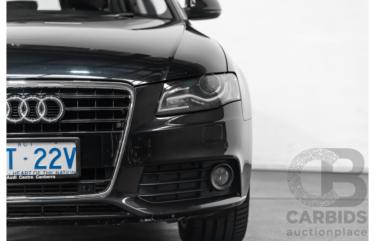 6/2009 Audi A4 3.0 TDI Quattro B8 (8K) 4d Sedan Black 3.0L Turbo Diesel