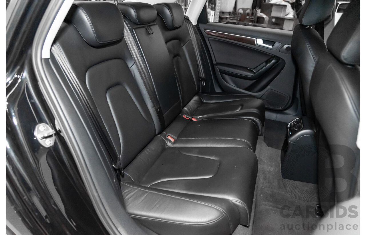 6/2009 Audi A4 3.0 TDI Quattro B8 (8K) 4d Sedan Black 3.0L Turbo Diesel