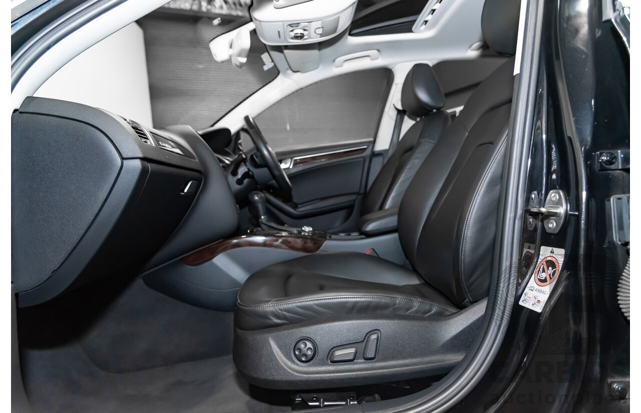 6/2009 Audi A4 3.0 TDI Quattro B8 (8K) 4d Sedan Black 3.0L Turbo Diesel