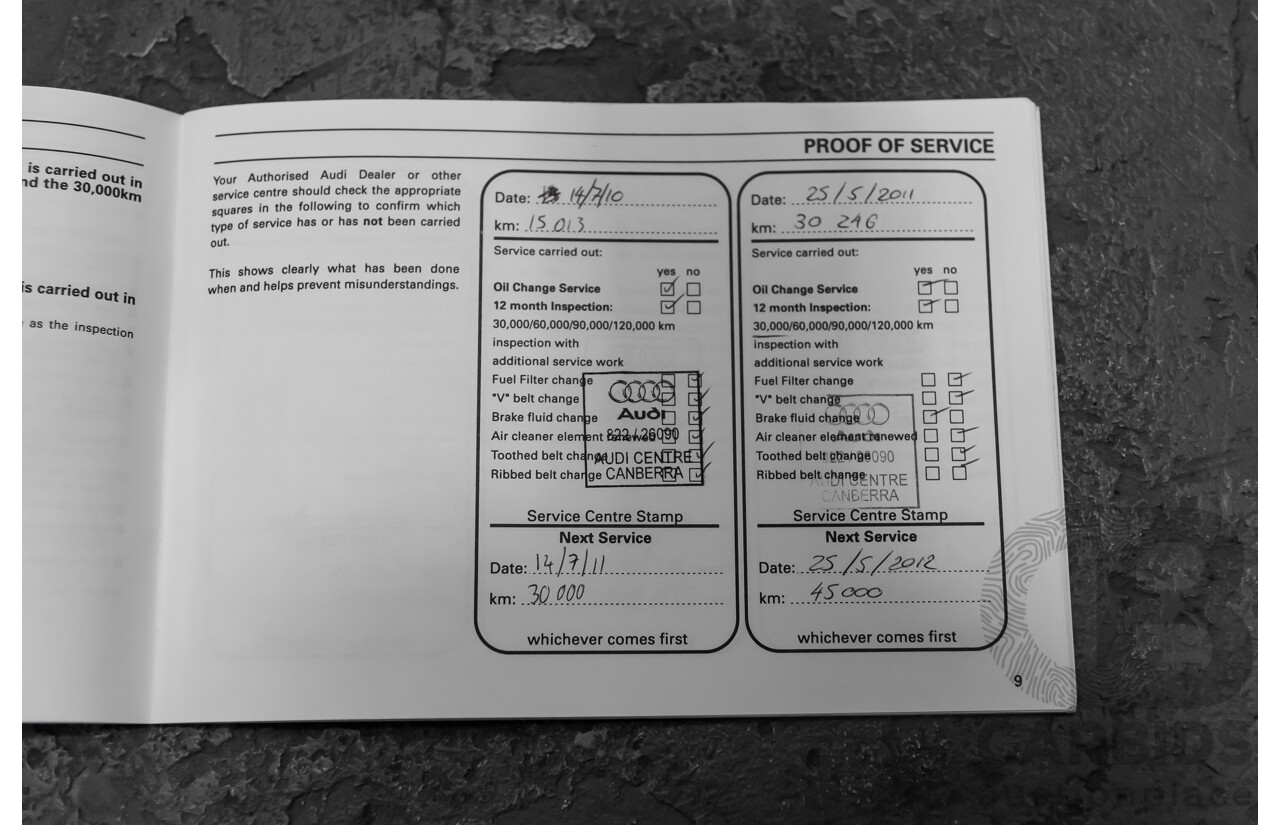 6/2009 Audi A4 3.0 TDI Quattro B8 (8K) 4d Sedan Black 3.0L Turbo Diesel