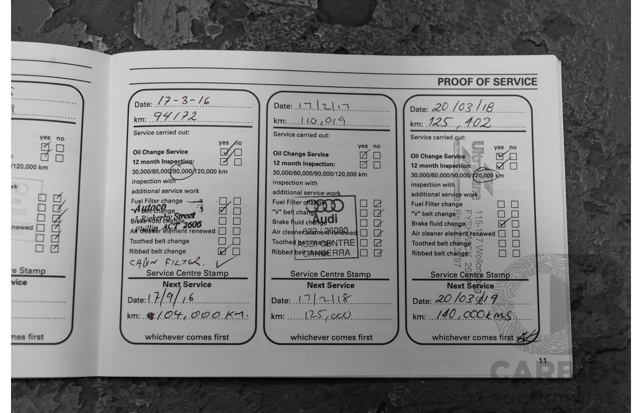 6/2009 Audi A4 3.0 TDI Quattro B8 (8K) 4d Sedan Black 3.0L Turbo Diesel