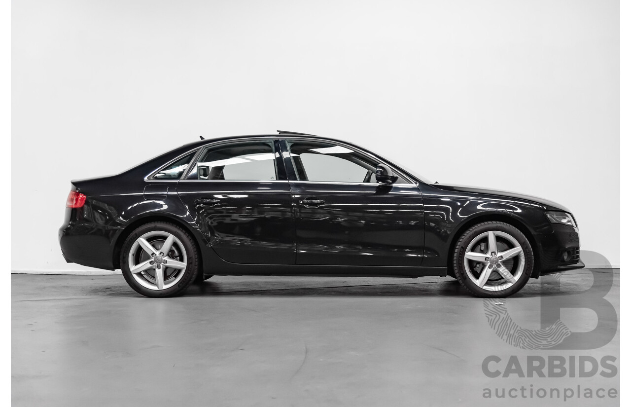 6/2009 Audi A4 3.0 TDI Quattro B8 (8K) 4d Sedan Black 3.0L Turbo Diesel