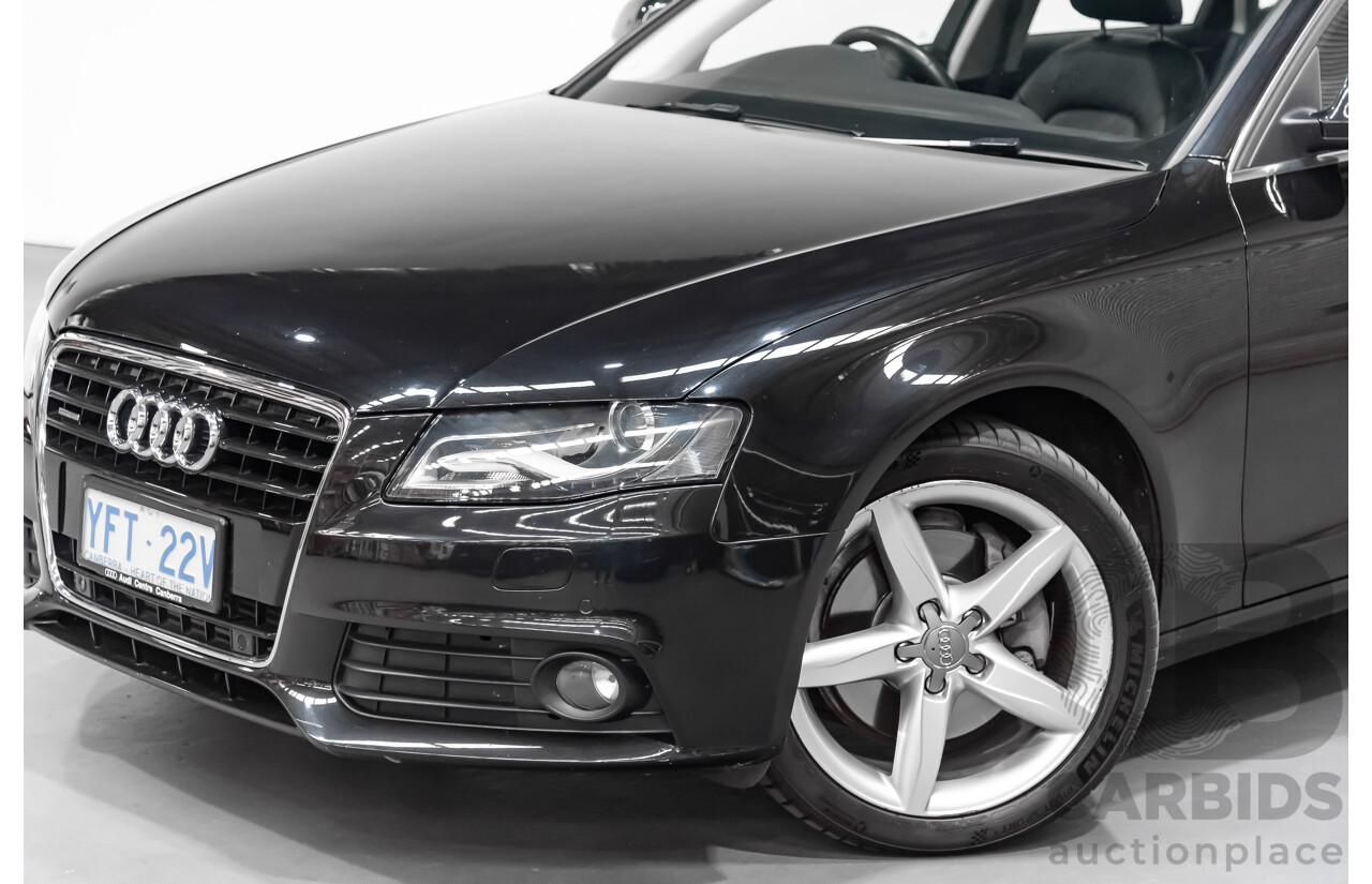 6/2009 Audi A4 3.0 TDI Quattro B8 (8K) 4d Sedan Black 3.0L Turbo Diesel