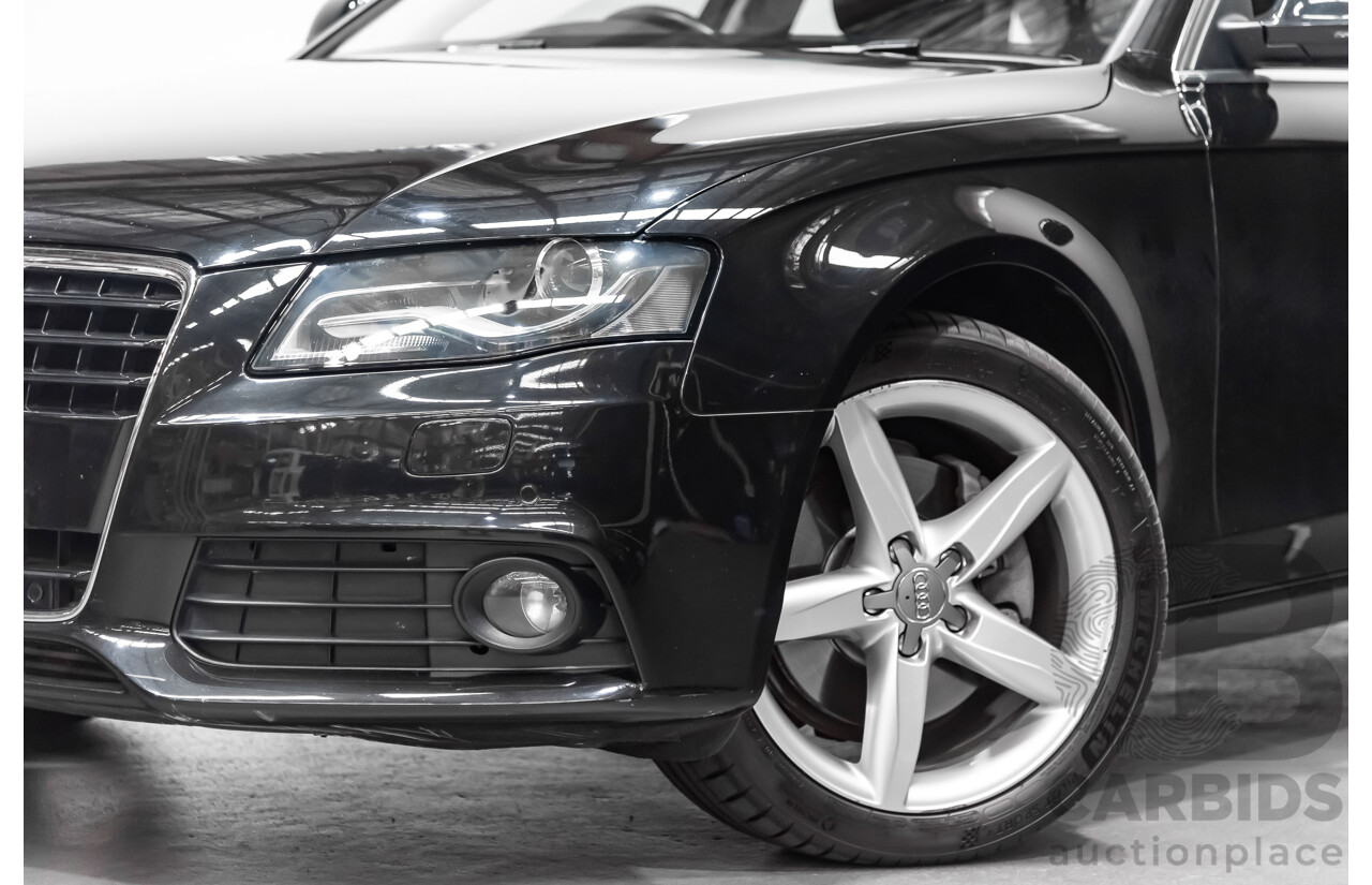 6/2009 Audi A4 3.0 TDI Quattro B8 (8K) 4d Sedan Black 3.0L Turbo Diesel