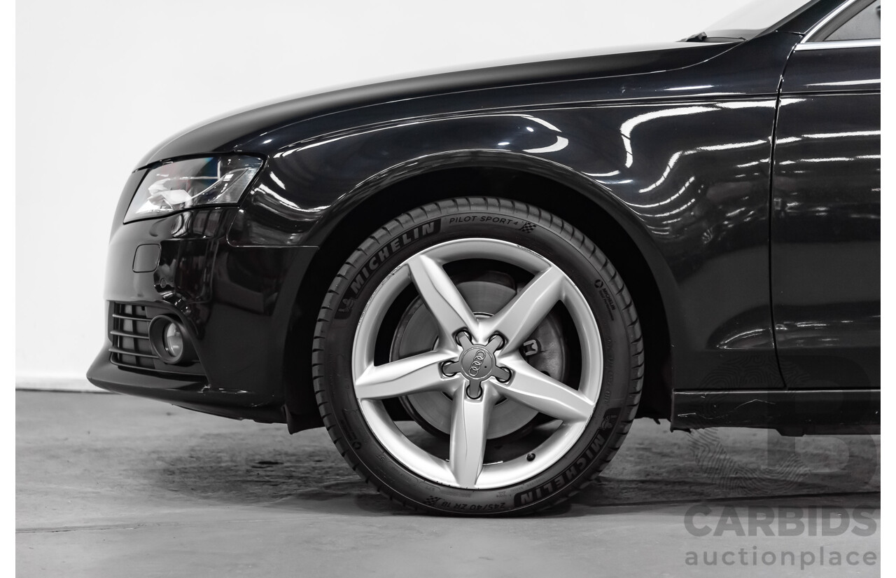 6/2009 Audi A4 3.0 TDI Quattro B8 (8K) 4d Sedan Black 3.0L Turbo Diesel