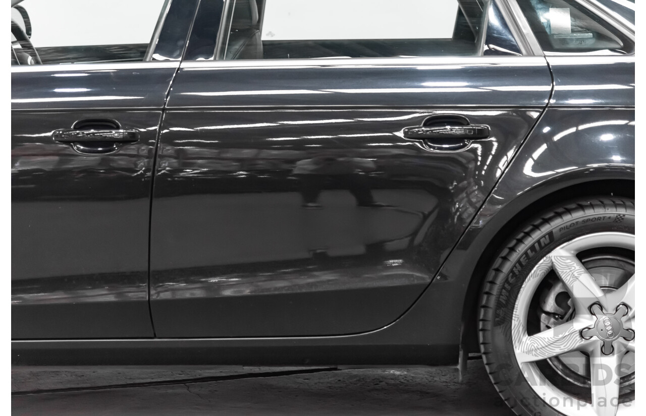 6/2009 Audi A4 3.0 TDI Quattro B8 (8K) 4d Sedan Black 3.0L Turbo Diesel