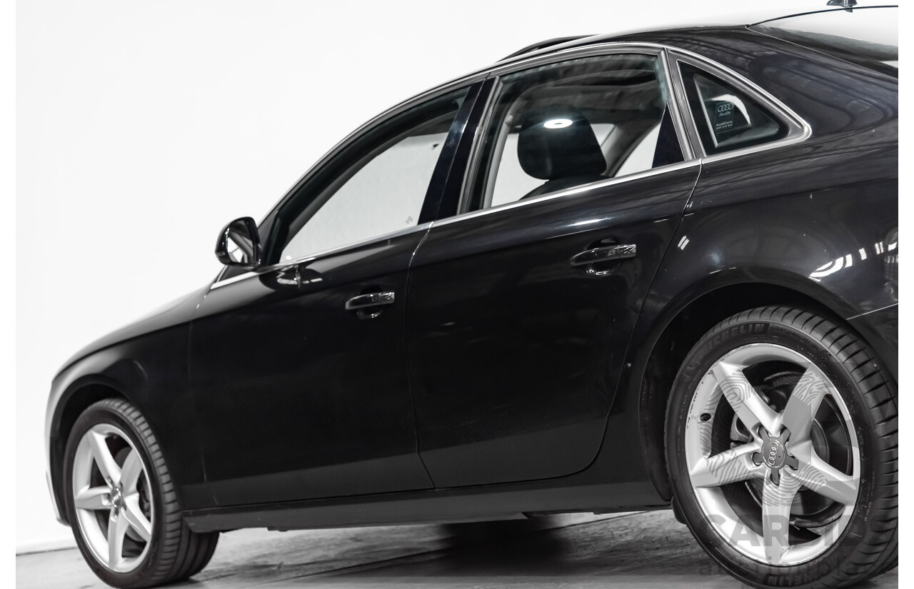 6/2009 Audi A4 3.0 TDI Quattro B8 (8K) 4d Sedan Black 3.0L Turbo Diesel