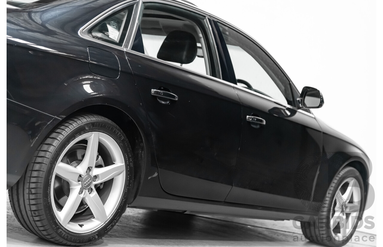 6/2009 Audi A4 3.0 TDI Quattro B8 (8K) 4d Sedan Black 3.0L Turbo Diesel