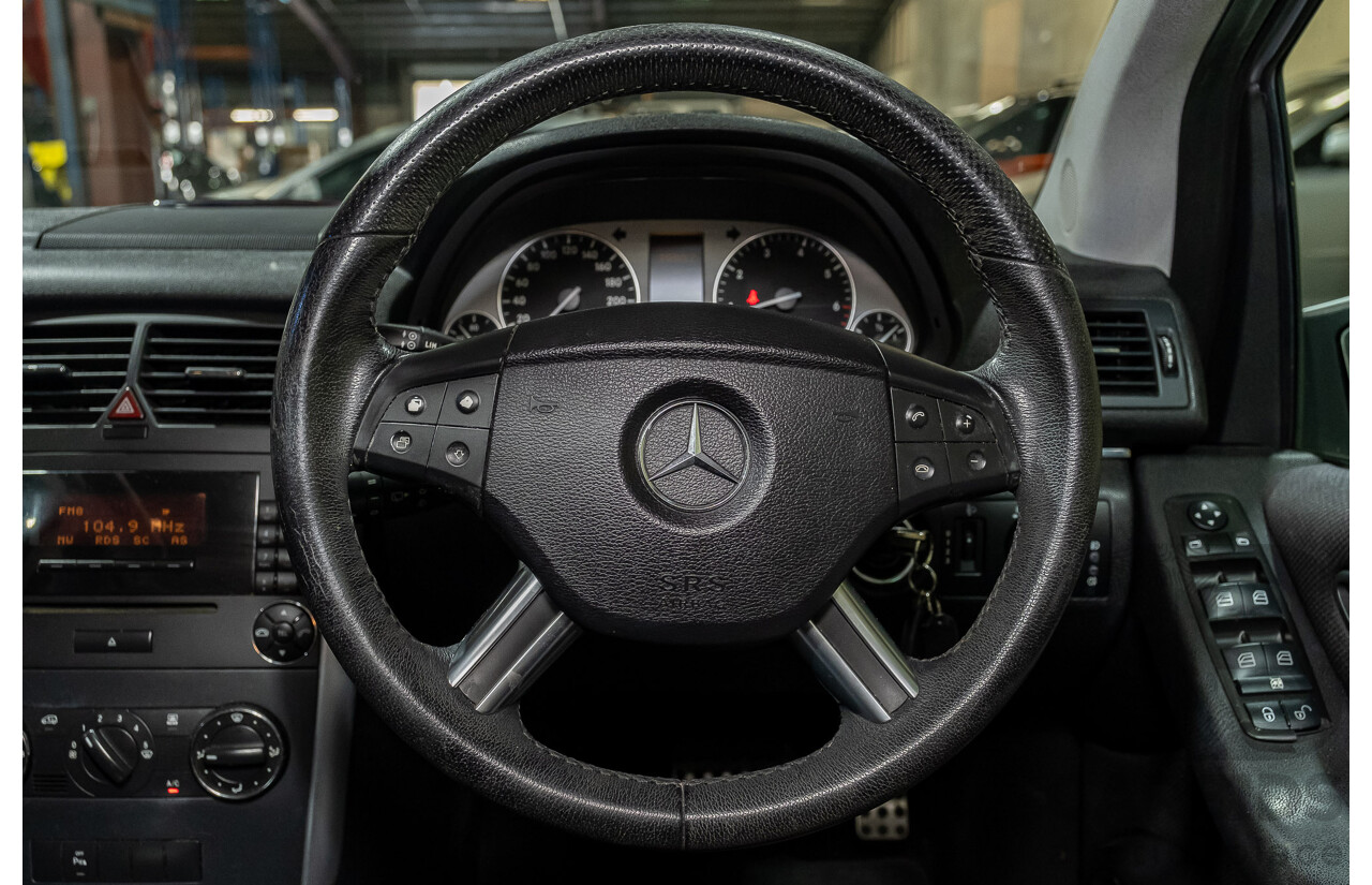 11/2007 Mercedes-Benz B200 Turbo W245 07 UPGRADE 5d Hatchback Polar Silver Metallic Turbo 2.0L