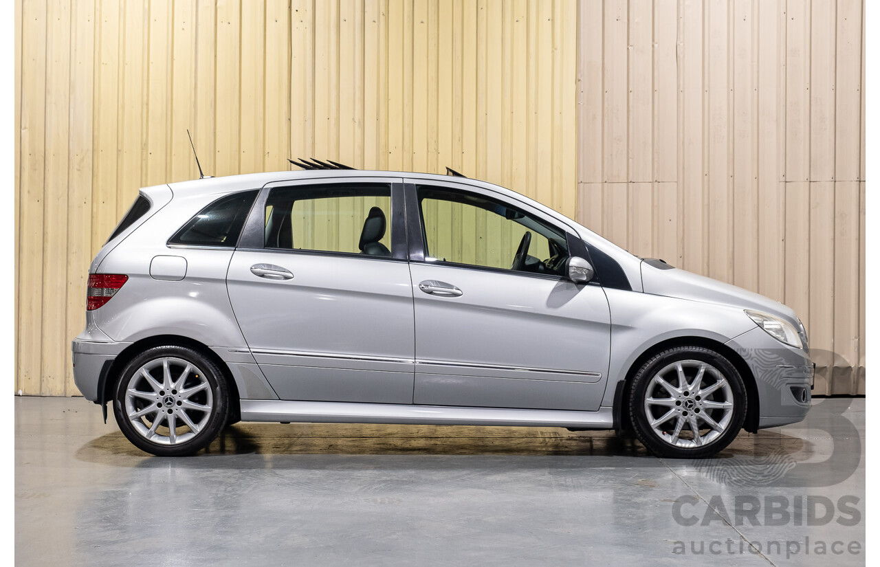11/2007 Mercedes-Benz B200 Turbo W245 07 UPGRADE 5d Hatchback Polar Silver Metallic Turbo 2.0L