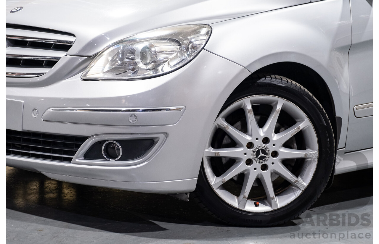 11/2007 Mercedes-Benz B200 Turbo W245 07 UPGRADE 5d Hatchback Polar Silver Metallic Turbo 2.0L