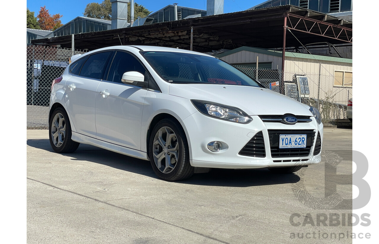 11/2013 Ford Focus Sport LW MK2 5d Hatchback White 2.0L