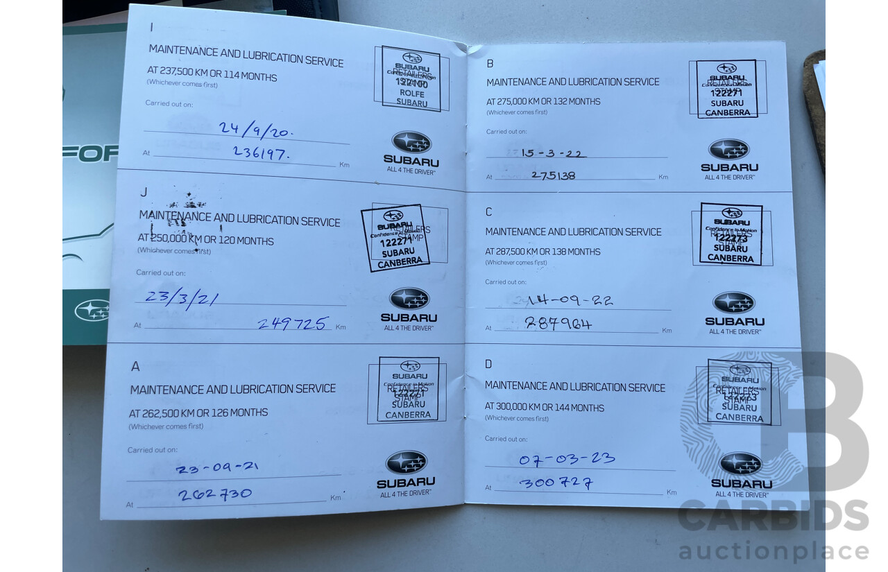 7/2011 Subaru Forester XS Columbia L.E. MY11 4d Wagon Silver 2.5L