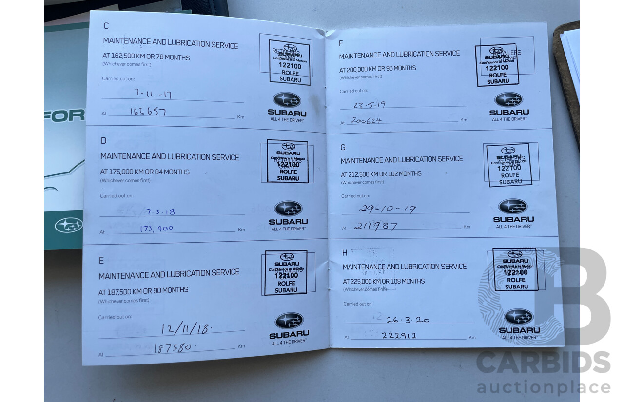 7/2011 Subaru Forester XS Columbia L.E. MY11 4d Wagon Silver 2.5L