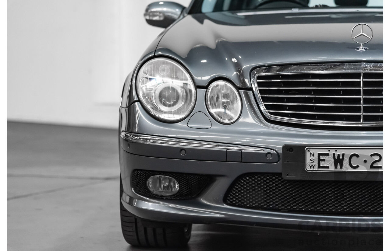 7/2005 Mercedes-Benz E55 AMG W211 4d Sedan Tenorite Grey 5.4L Supercharged V8