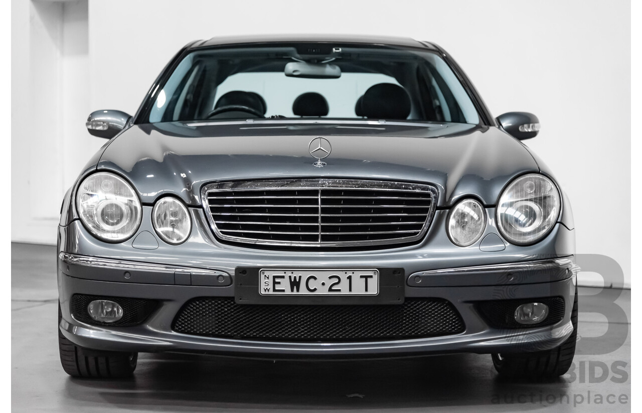 7/2005 Mercedes-Benz E55 AMG W211 4d Sedan Tenorite Grey 5.4L Supercharged V8