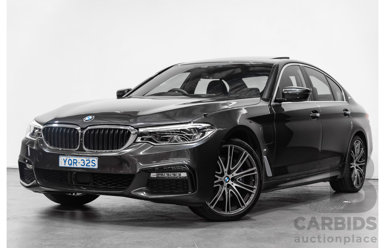 8/2017 Bmw 530e M Sport Hybrid G30 4d Sedan Grey 2.0L Turbo/185kw Hybrid