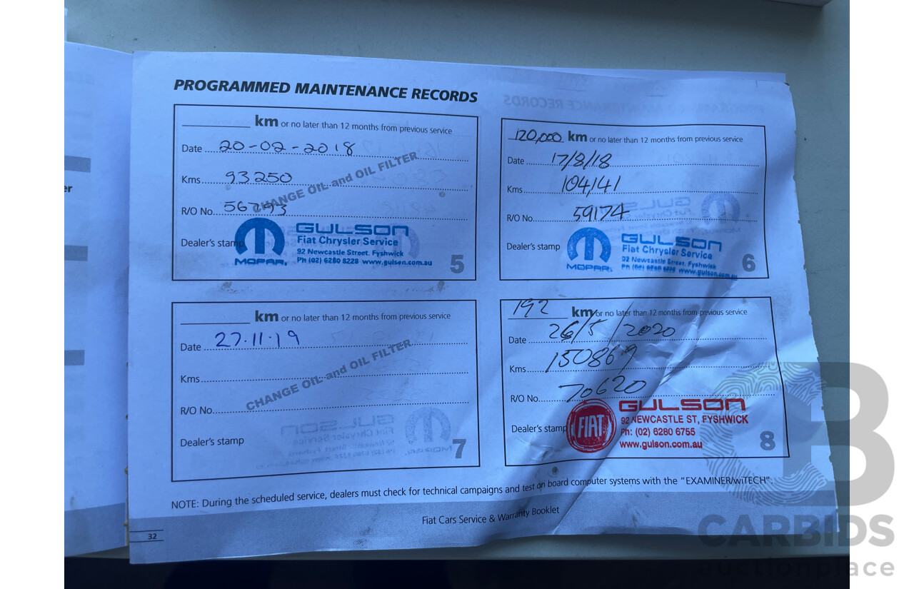 4/2015 Fiat Freemont Crossroad JF MY15 4d Wagon Blue 3.6L