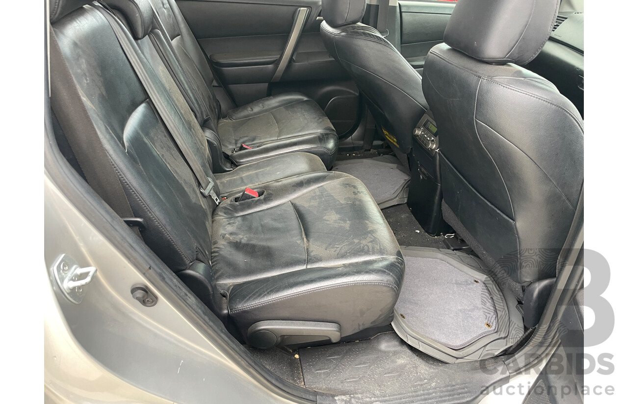 4/2008 Toyota Kluger KX-S (fwd) GSU40R 4d Wagon Silver 3.5L