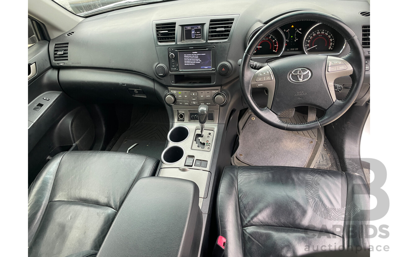 4/2008 Toyota Kluger KX-S (fwd) GSU40R 4d Wagon Silver 3.5L