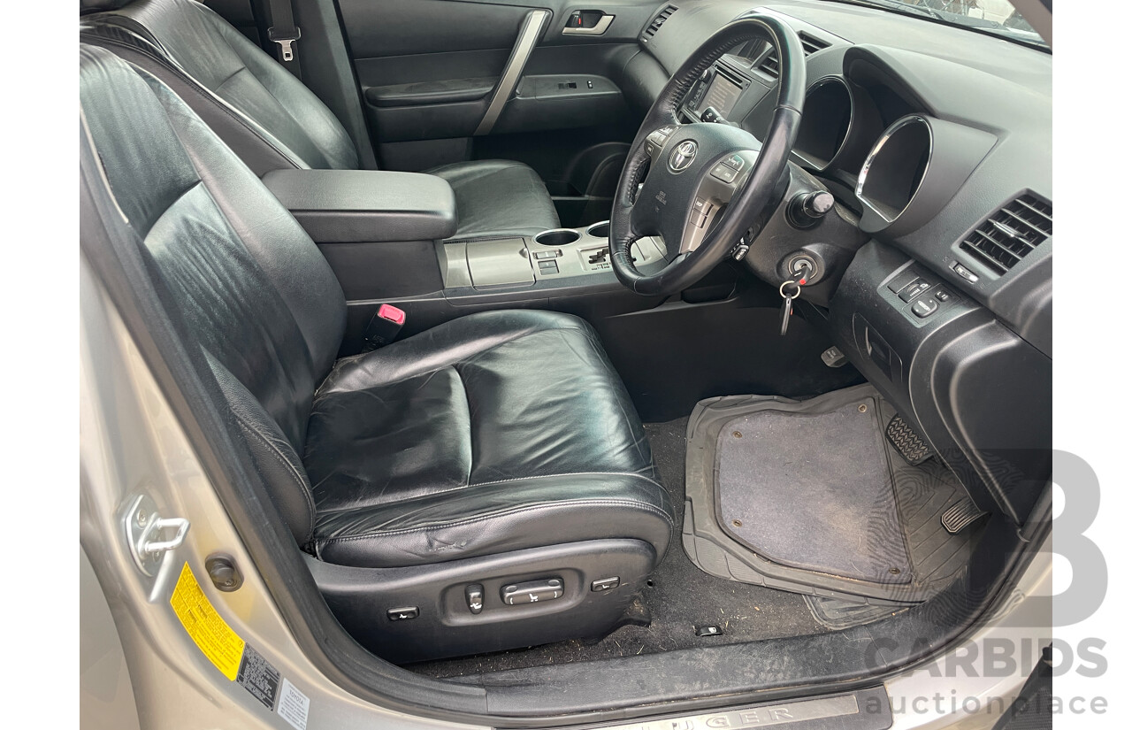 4/2008 Toyota Kluger KX-S (fwd) GSU40R 4d Wagon Silver 3.5L