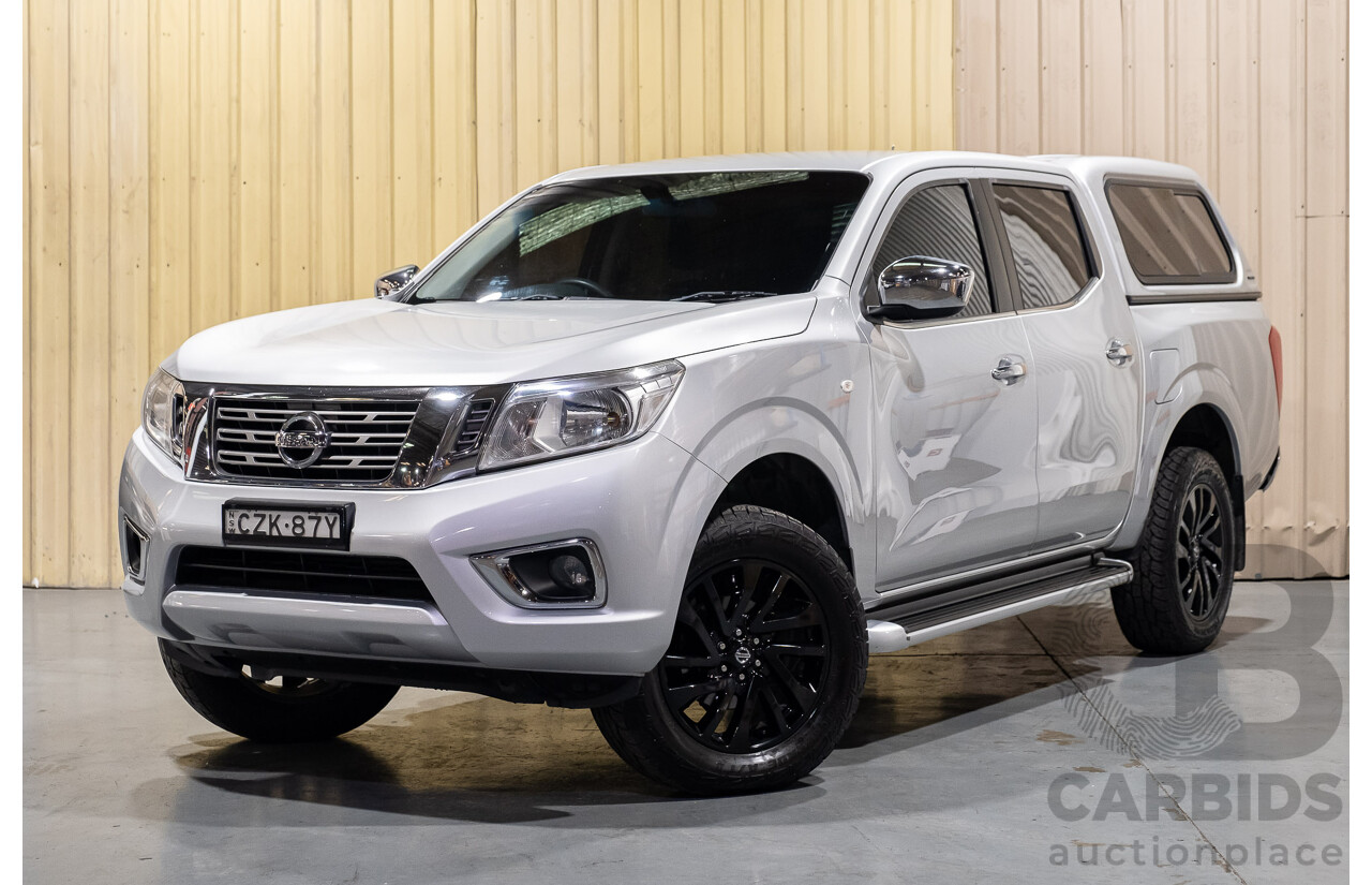 5/2015 Nissan Navara RX (4x4) NP300 D23 Double Cab Utility Silver Turbo Diesel 2.3L