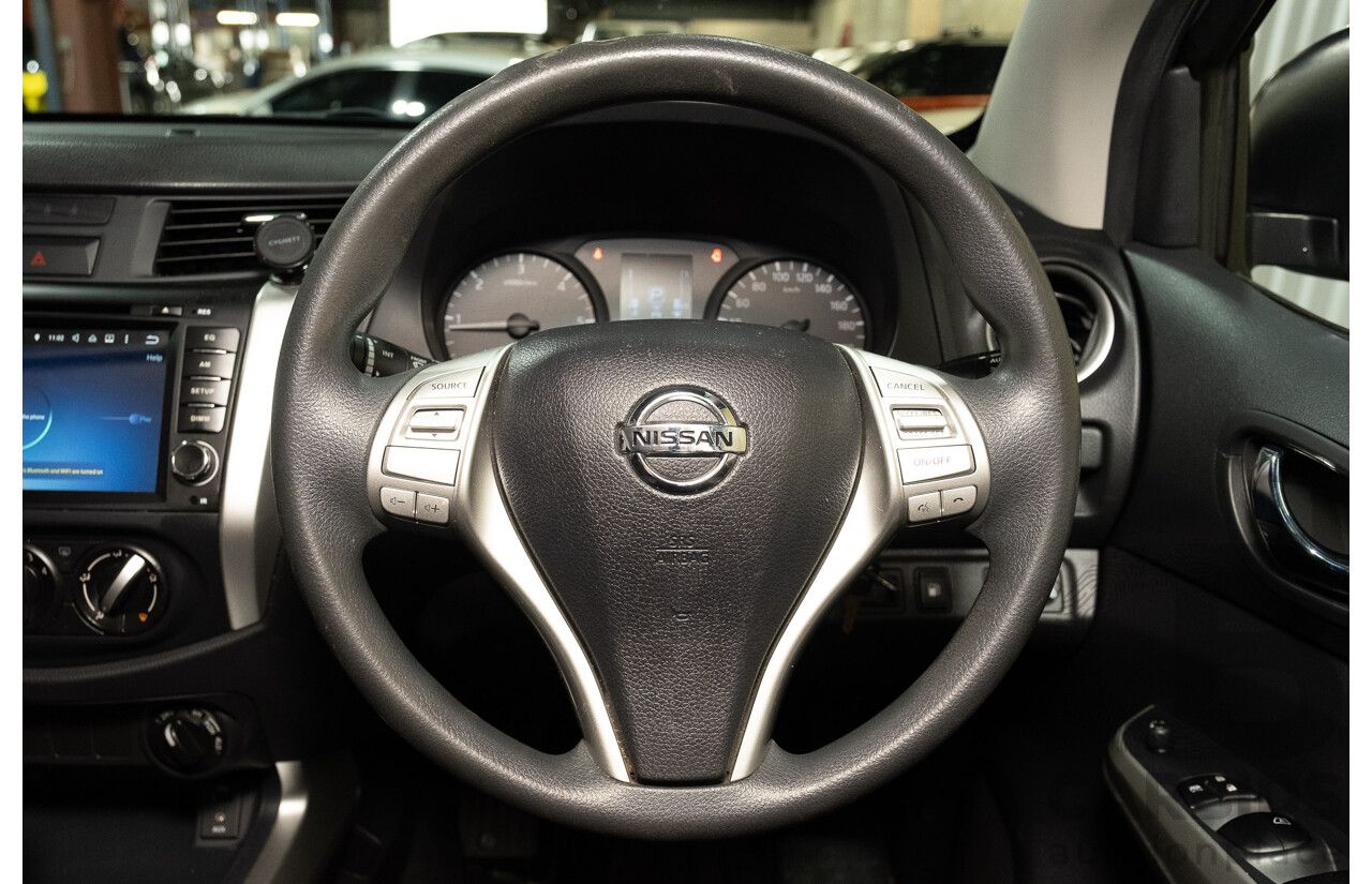 5/2015 Nissan Navara RX (4x4) NP300 D23 Double Cab Utility Silver Turbo Diesel 2.3L