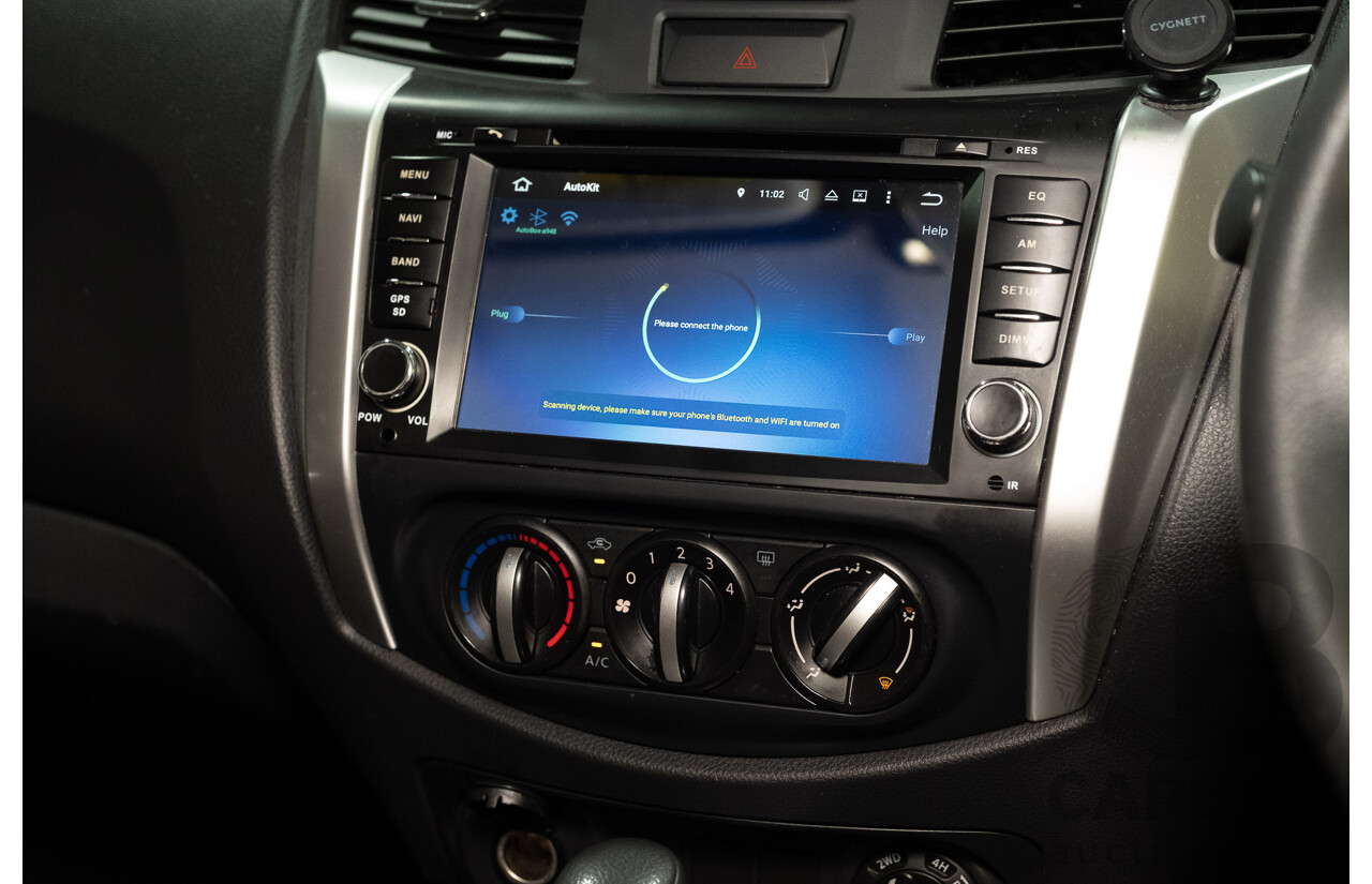 5/2015 Nissan Navara RX (4x4) NP300 D23 Double Cab Utility Silver Turbo Diesel 2.3L