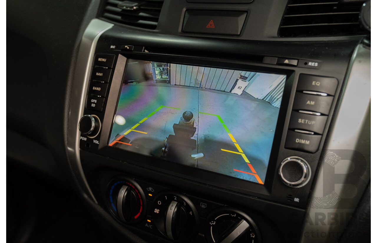 5/2015 Nissan Navara RX (4x4) NP300 D23 Double Cab Utility Silver Turbo Diesel 2.3L